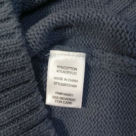 Sincerely Jules Blue Knit Sleeveless V-Neck Tank Top Size S Womens Apparel - Picture 3 of 6